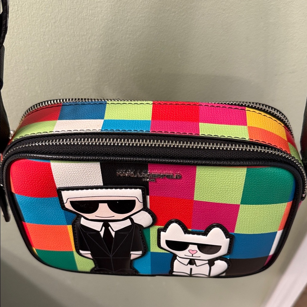 Karl Lagerfeld Multicolor Patchwork Crossbody Bag… - image 3